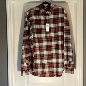 Men's Red Plaid Shirt